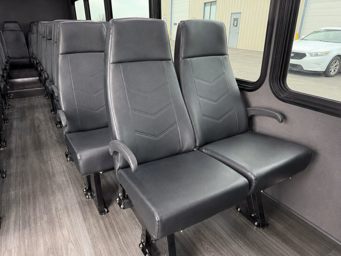 north little rock 15 passenger minibus inside