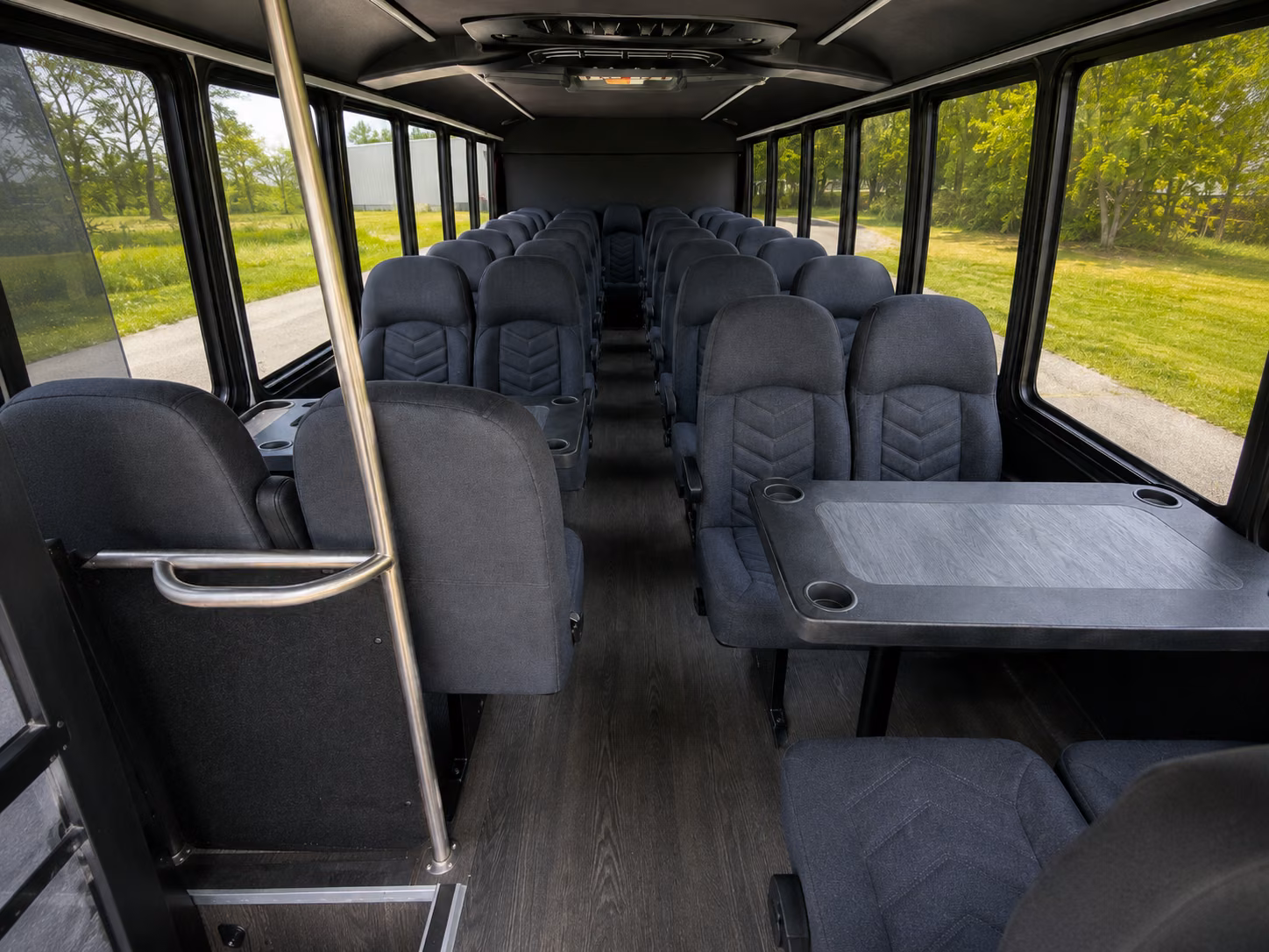 north little rock 15 passenger minibus interior