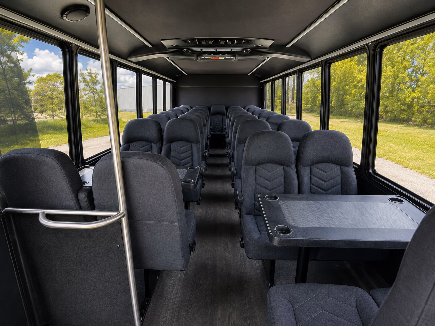 north little rock 18 passenger minibus interior
