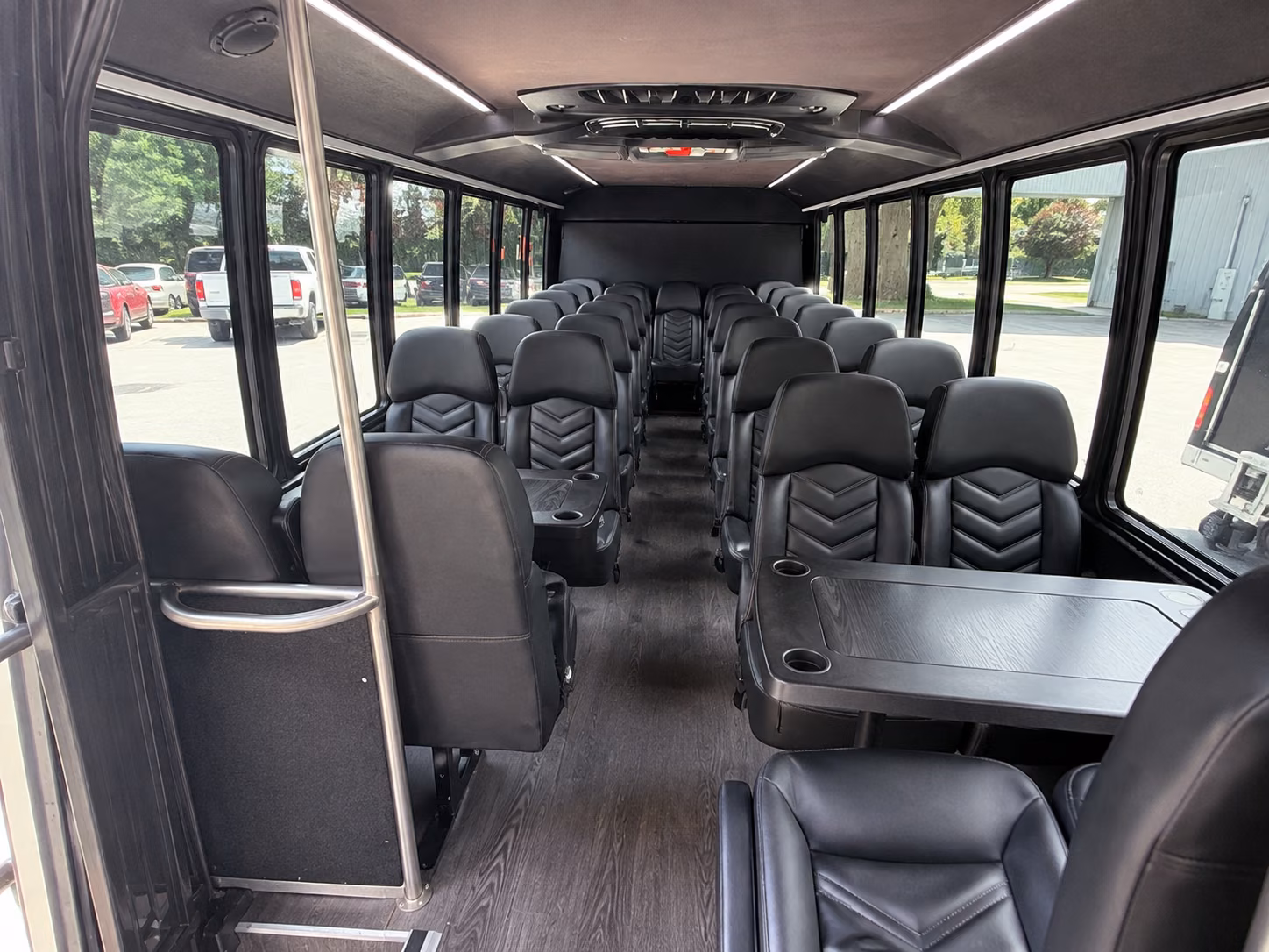 north little rock 20 passenger minibus inside