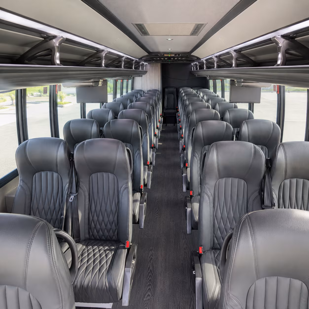 north little rock 25 passenger minibus inside