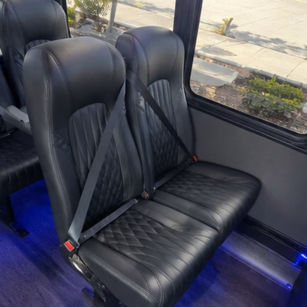 north little rock 25 passenger minibus interior