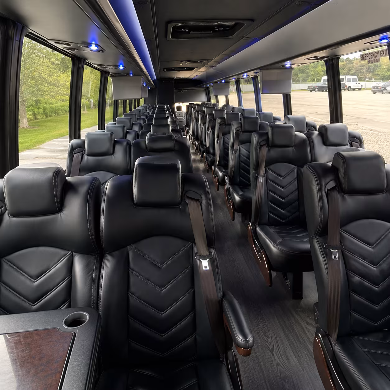 north little rock 28 passenger minibus interior