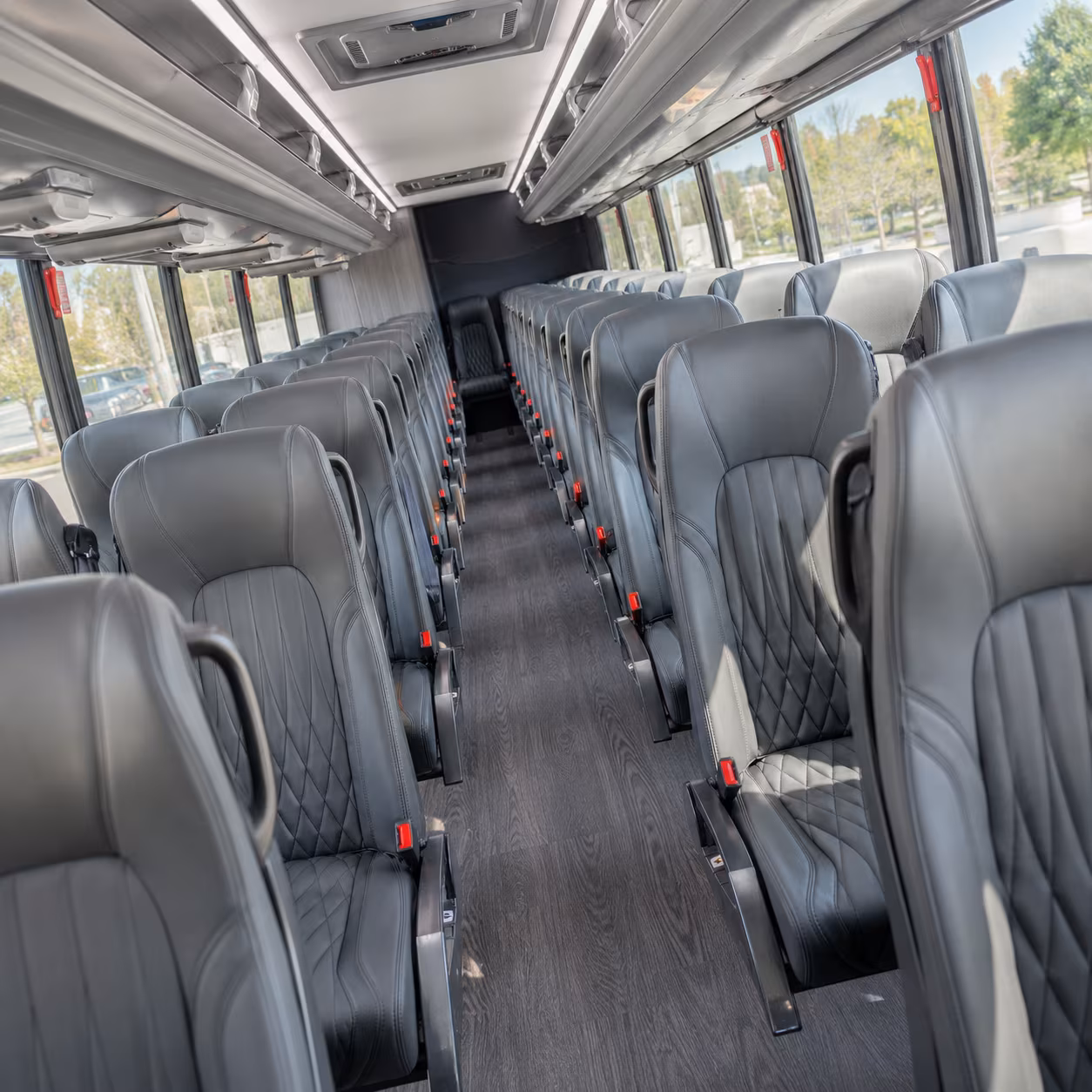 north little rock 30 passenger minibus interior