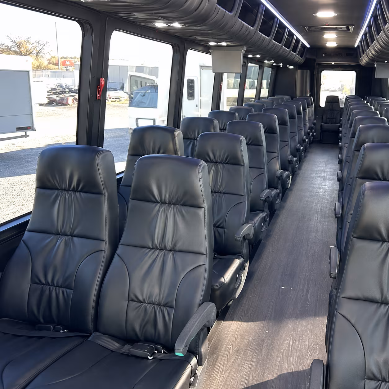 north little rock 35 passenger minibus interior