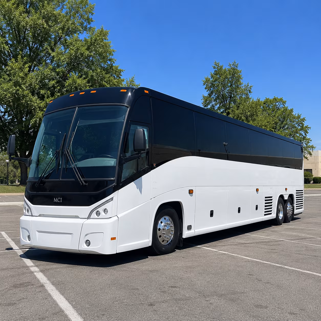 north little rock 56 passenger charter bus