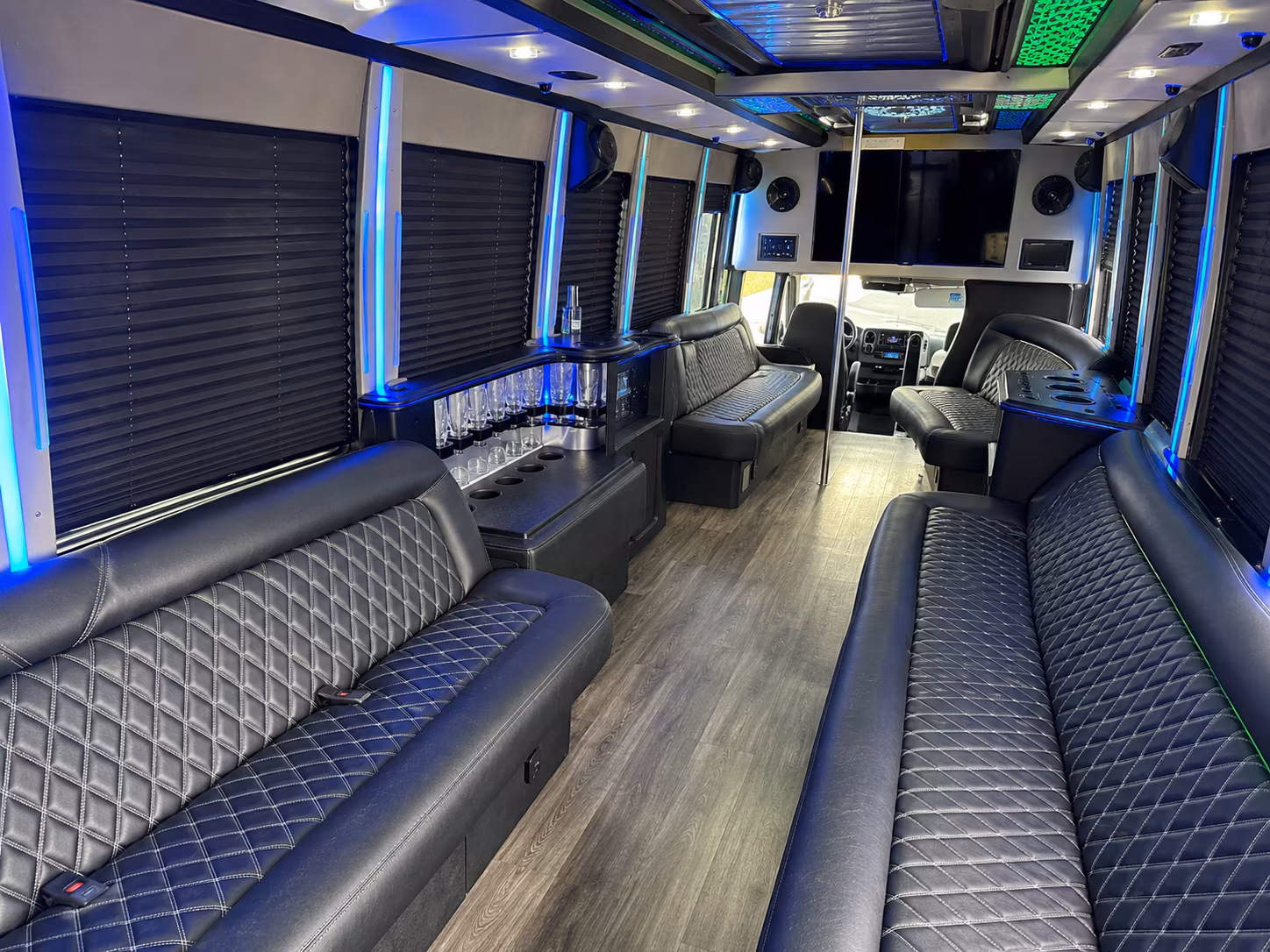 north little rock night on town party bus rental