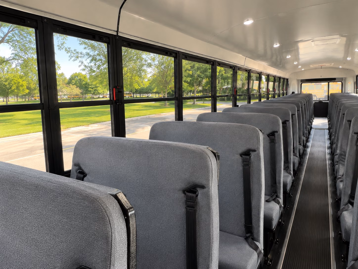 north little rock school bus inside