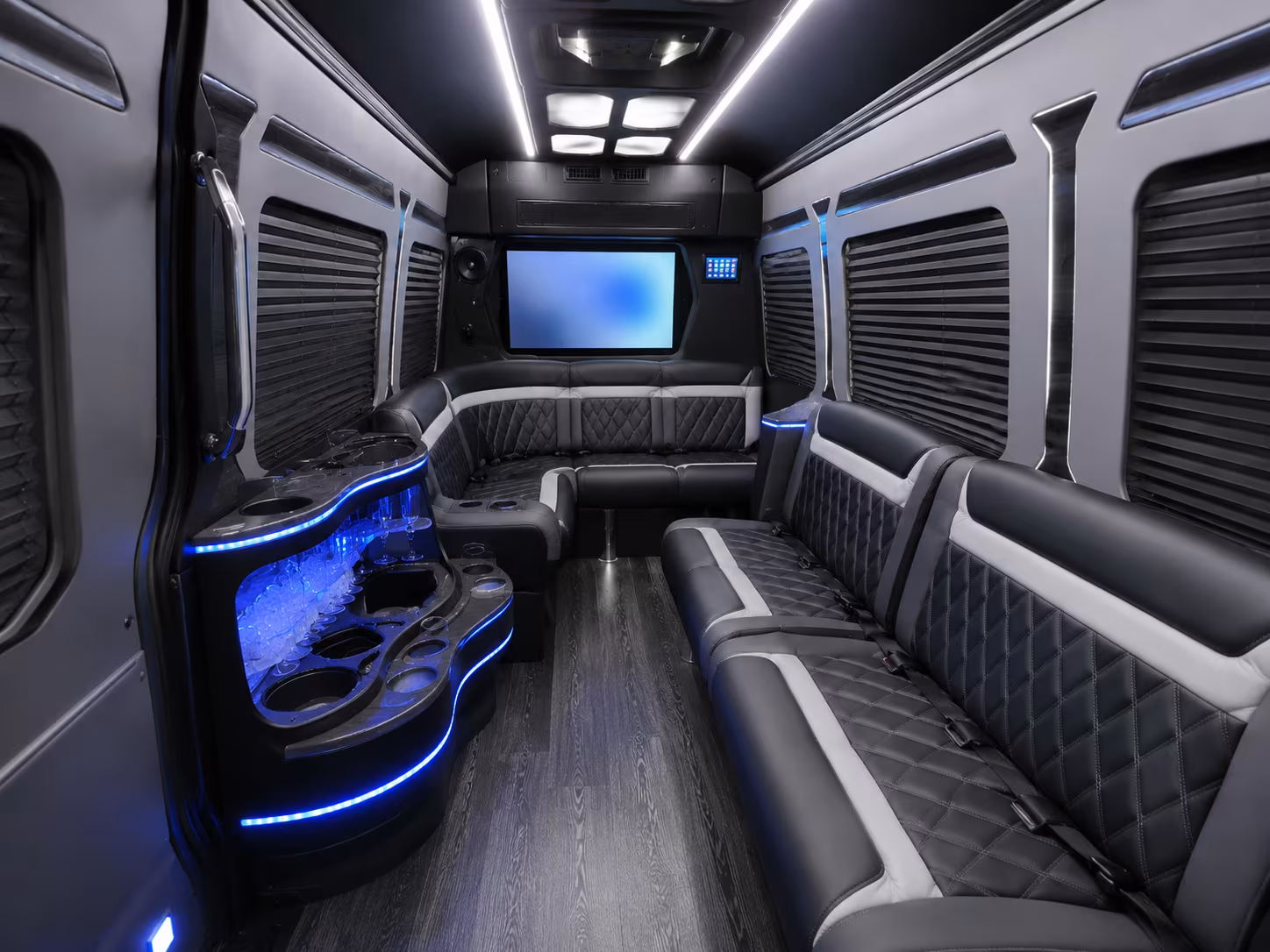 north little rock sprinter limousine inside