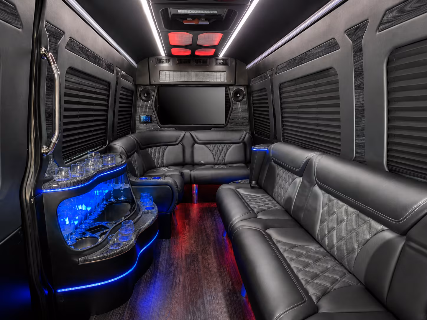 north little rock sprinter limousine interior