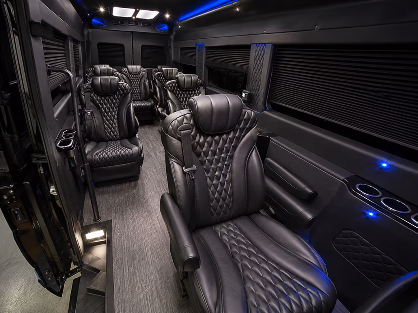 north little rock sprinter van with driver inside
